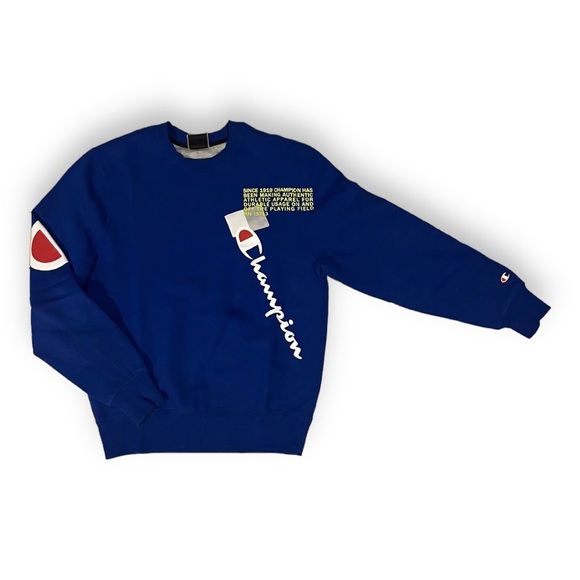 Champion Super Fleece 2.0 “Behind The Label” Crewneck Sweater - Picture 3 of 4